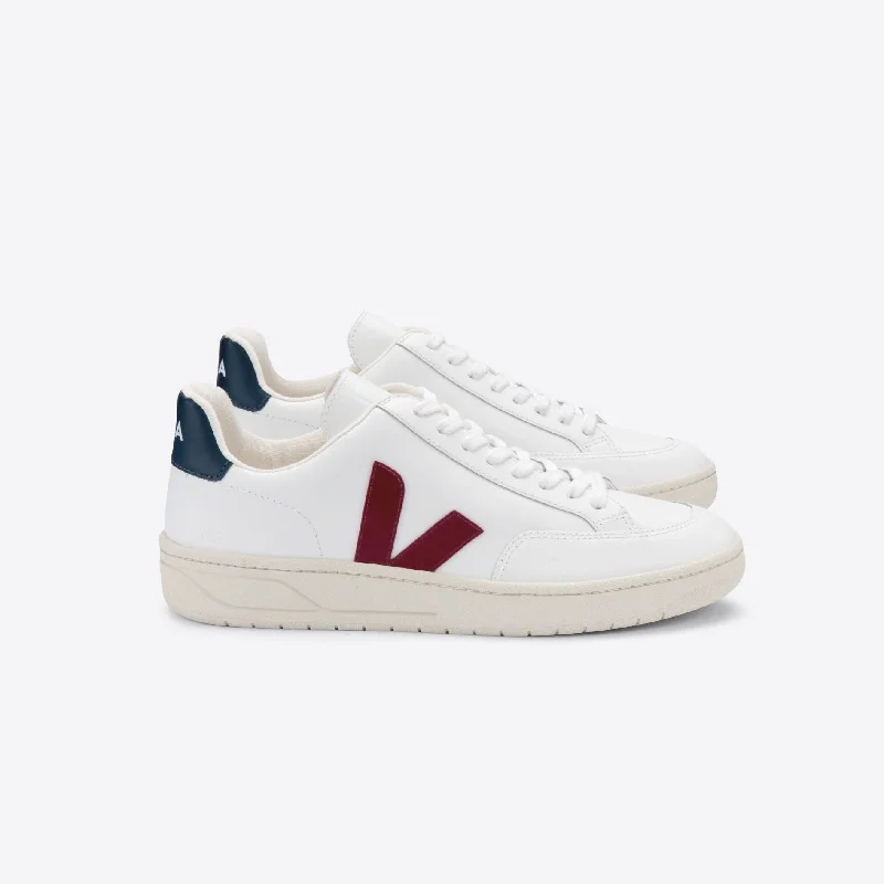 Men's Soft Boots V-12 Leather Sneaker (Marsala Nautico)