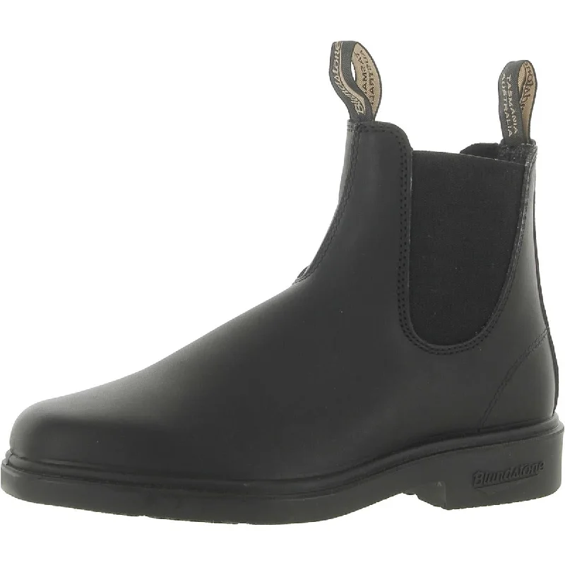 Men's Reinforced Sole Boots Blundstone Mens Faux Leather Pull On Chelsea Boots