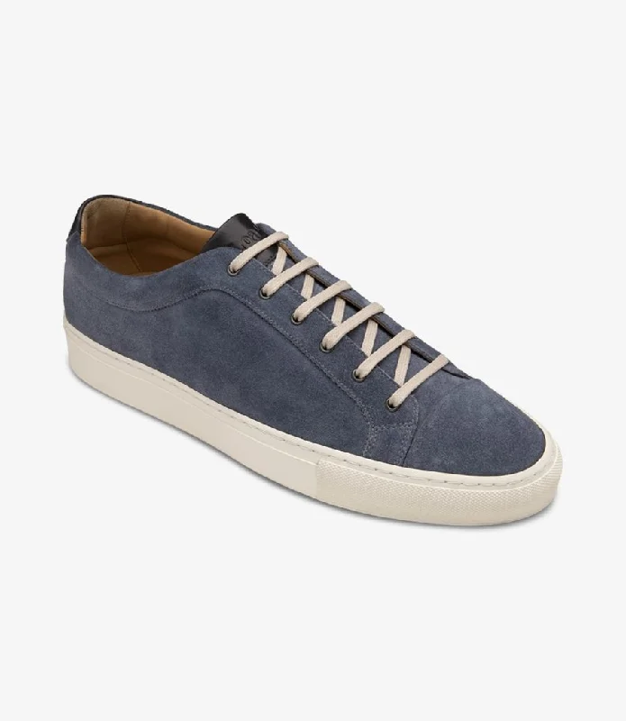 Men's Shock-Absorbing Shoes LOAKE  Dash - Suede Sneakers -  Light Blue