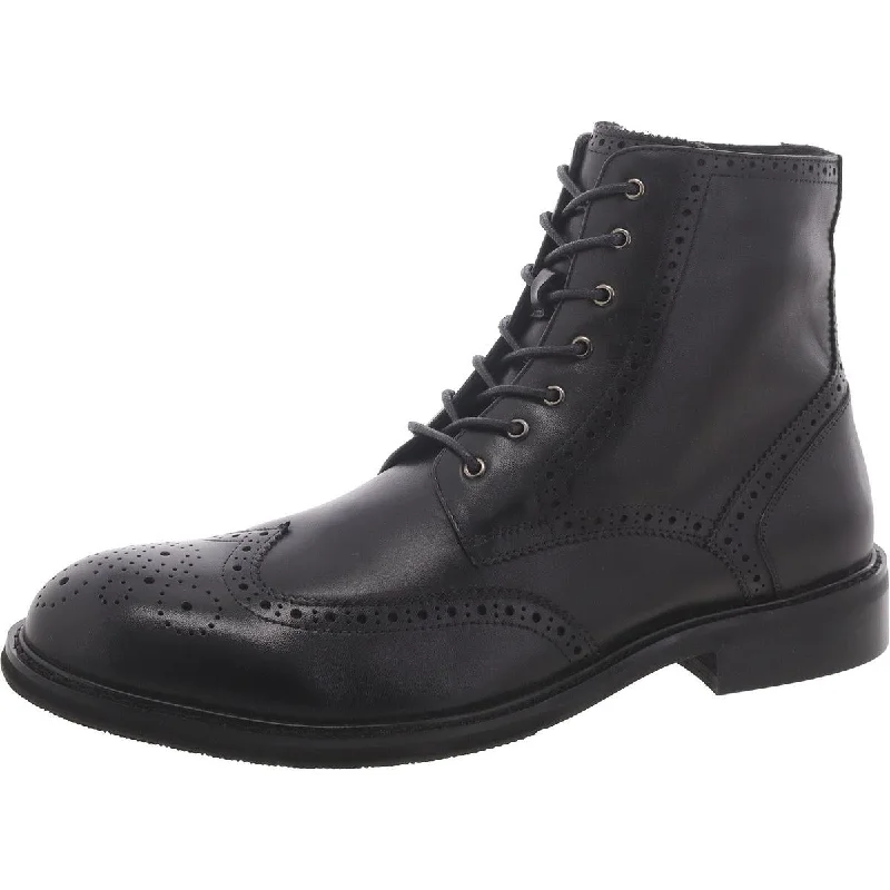 Men's Comfortable Shoes Steve Madden Mens Xanddy Leather Brogue Combat & Lace-Up Boots Men's Comfortable Shoes Steve Madden Mens Xanddy Leather Brogue Combat & Lace-Up Boots