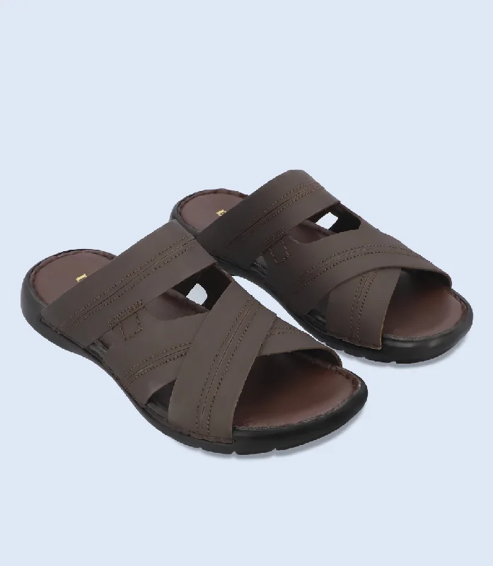 Buy More, Save More On Stylish Shoes BM5490-ESPRESSO-Men Casual Slippers