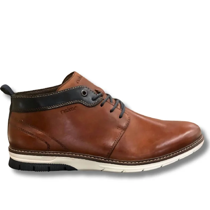 Men's Ergonomic Shoes Men's Dustin Dress Shoes In Peanut/navy