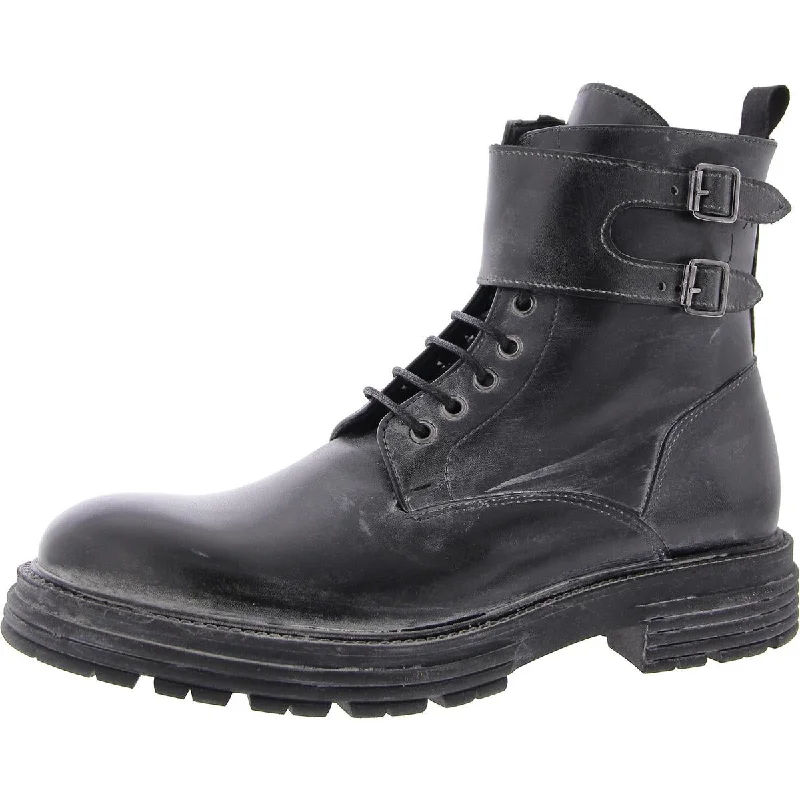 Men's Comfortable Boots Steve Madden Mens Luciano Zip Up Laces Combat & Lace-Up Boots Men's Comfortable Boots Steve Madden Mens Luciano Zip Up Laces Combat & Lace-Up Boots