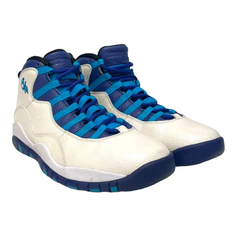 Men's Sporty Boots NIKE/Hi-Sneakers/US 8.5/Leather/WHT/310805107