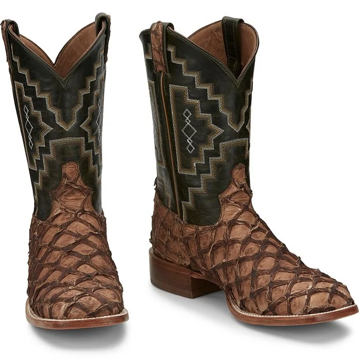 Men's Cushioned Boots TONY LAMA MENS LEVIATHAN 11" PIRARUCU STYLE 6082