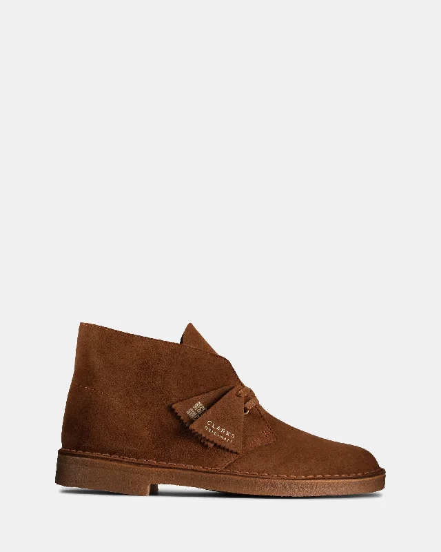 Men's Flexible Sole Shoes Desert Boot (M) Cola Suede Ii