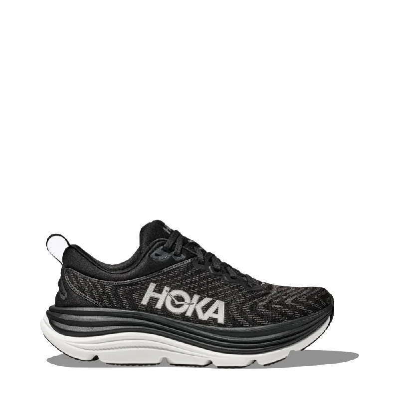 Men's Supportive Shoes Hoka Men's Gaviota 5 Running Sneaker in Black/White