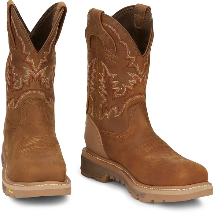 Men's Durable Boots JUSTIN MENS MONTANA NANO COMP TOE CR2124