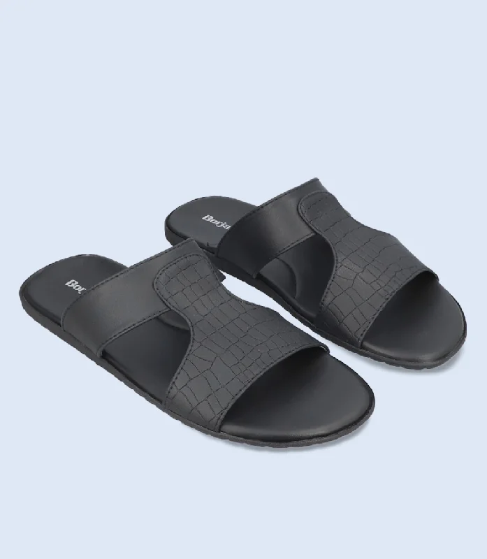 Fashion-Forward Shoes For Men BM5635-BLACK-Men Casual Slipper