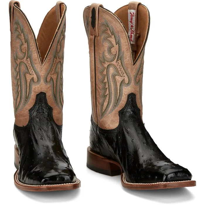 Men's Ultra-Light Boots TONY LAMA MENS CASTILLO 11" FULL QUILL OSTRICH STYLE EP6094
