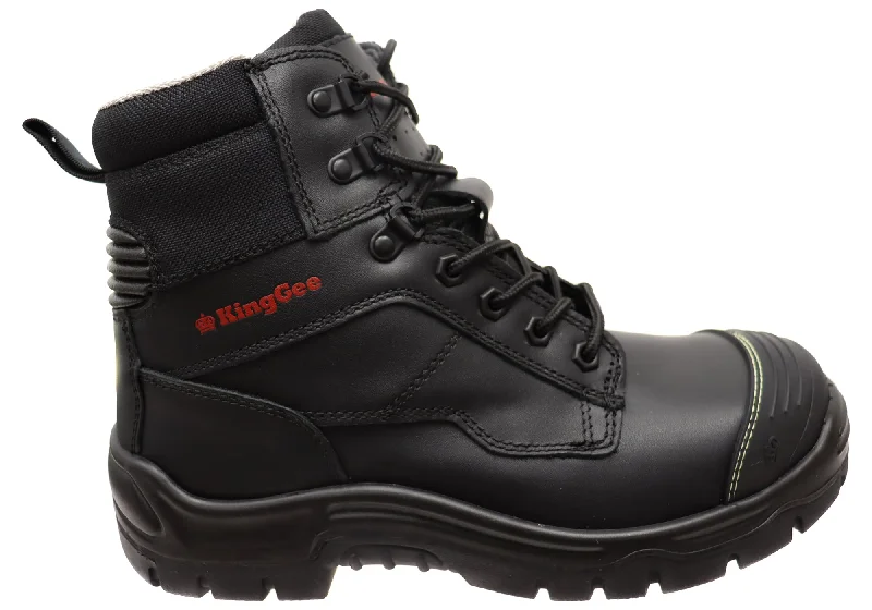 Men's Premium Shoes KingGee Mens Phoenix 6Z Side Zip Safety Work Boots With Scuff Cap Men's Premium Shoes KingGee Mens Phoenix 6Z Side Zip Safety Work Boots With Scuff Cap