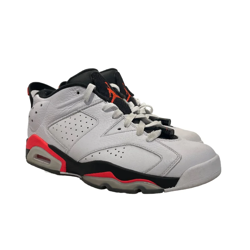 Men's Stylish Shoes Jordan///Low-Sneakers/US 9/Plain/Leather/WHT//M [Street] Hype/Jordan 6 Low