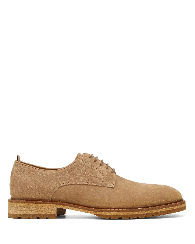 Men's Adaptive Fit Shoes Braxton Taupe Suede