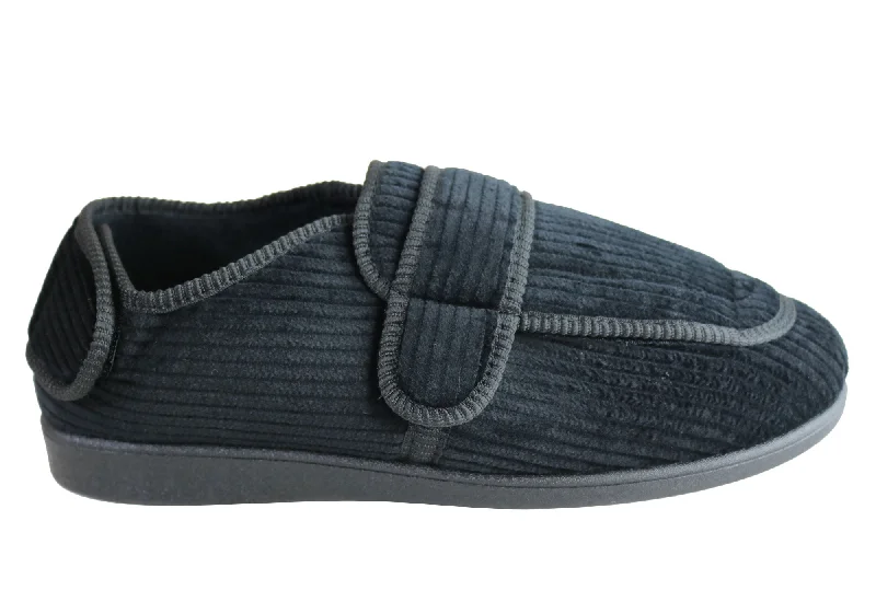 Men's Flexible Sole Shoes Homyped Mens Arnold 2 Adjustable Strap Extra Extra Wide Slippers Men's Flexible Sole Shoes Homyped Mens Arnold 2 Adjustable Strap Extra Extra Wide Slippers