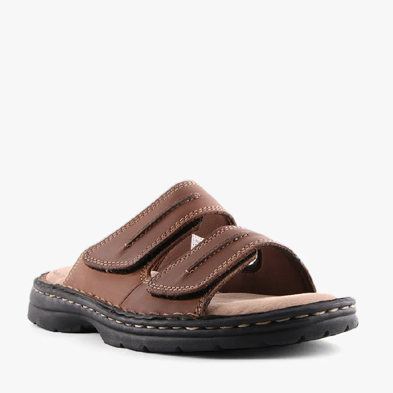 Clearance Sale On Trendy Footwear While Supplies Last SLIDER BROWN