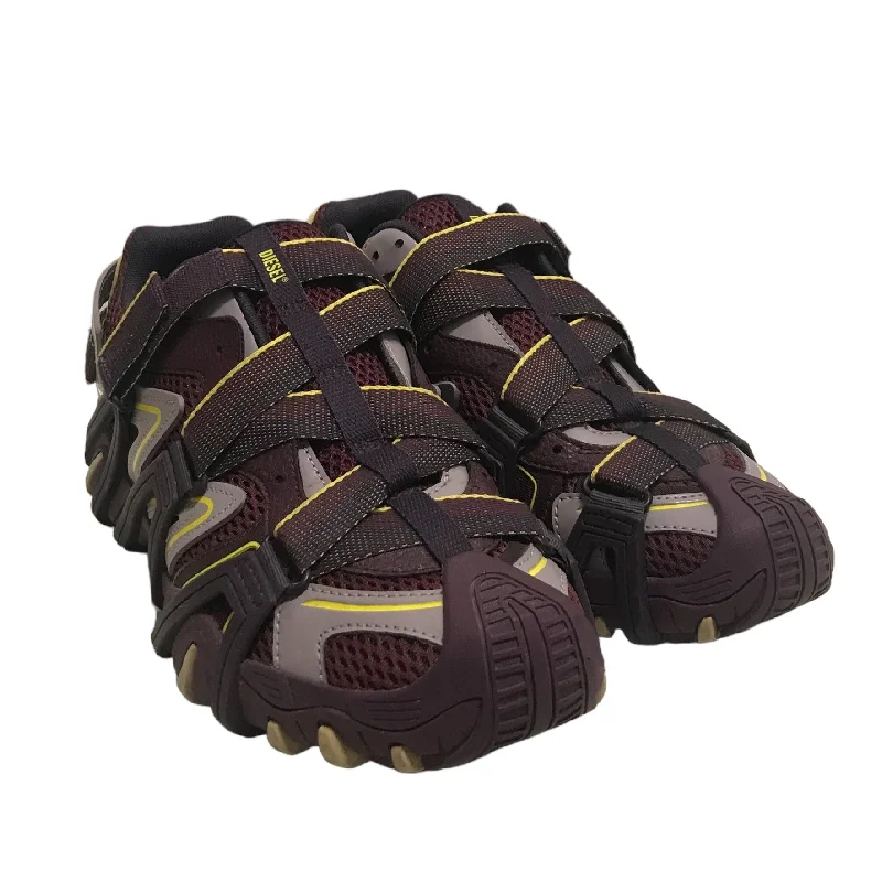 Men's Ergonomic Boots DIESEL/Low-Sneakers/US 10/Nylon/PPL/STRAPPY