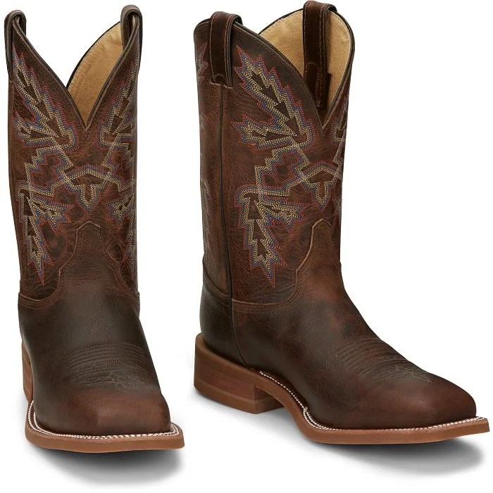 Men's Elegant Shoes JUSTIN MENS BENDER 11" WESTERN BOOT BR5348