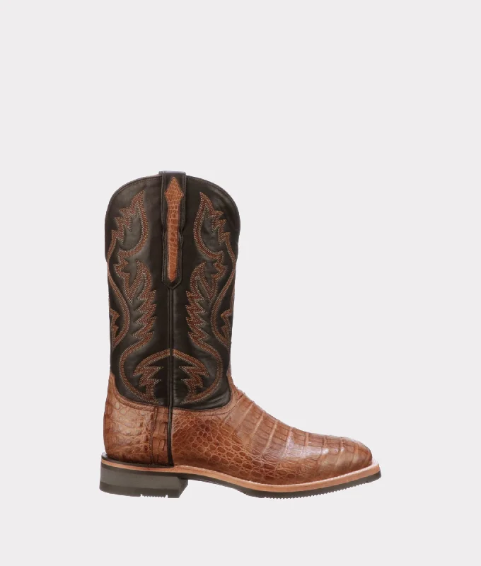 Men's Eco-Friendly Boots Rowdy Caiman :: Saddle + Brown