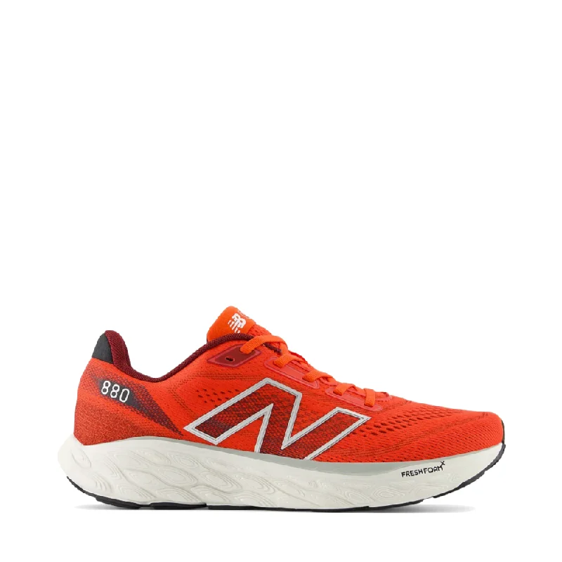 Men's Durable Boots New Balance Men's Fresh Foam X 880v14 in Neo Flame with Mercury Red