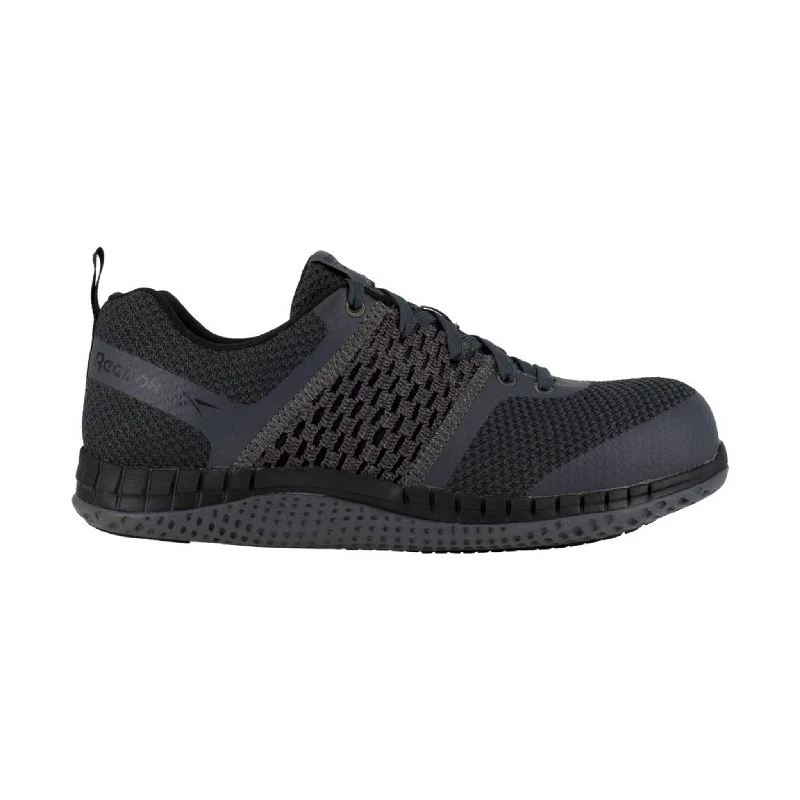 Men's Reinforced Sole Shoes Reebok Work Men's Print Work ULTK Composite Toe - Coal Grey and Black Men's Reinforced Sole Shoes Reebok Work Men's Print Work ULTK Composite Toe - Coal Grey and Black