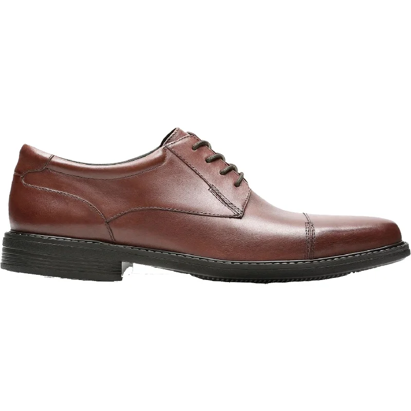 Men's Anti-Slip Boots Men's Bostonian Wenham Cap Brown Leather