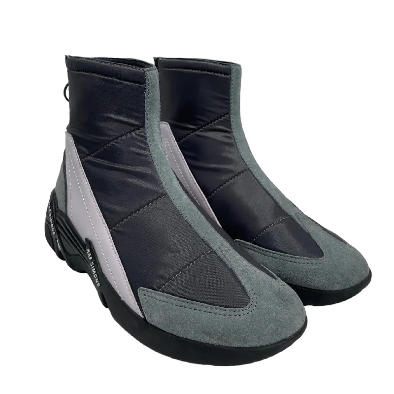 Men's Casual Shoes RAF SIMONS/Hi-Sneakers/EU 42/Nylon/GRY/