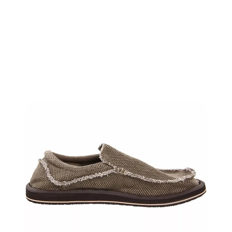 Lightweight Breathable Shoes For Men Men's Shoes Sanuk Chiba Slip On Sidewalk Surfers Loafers SMF1047 BROWN Lightweight Breathable Shoes For Men Men's Shoes Sanuk Chiba Slip On Sidewalk Surfers Loafers SMF1047 BROWN