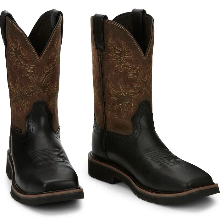 Men's High-Quality Shoes Justin Mens Driller Composite Toe Work Boots Style SE4818