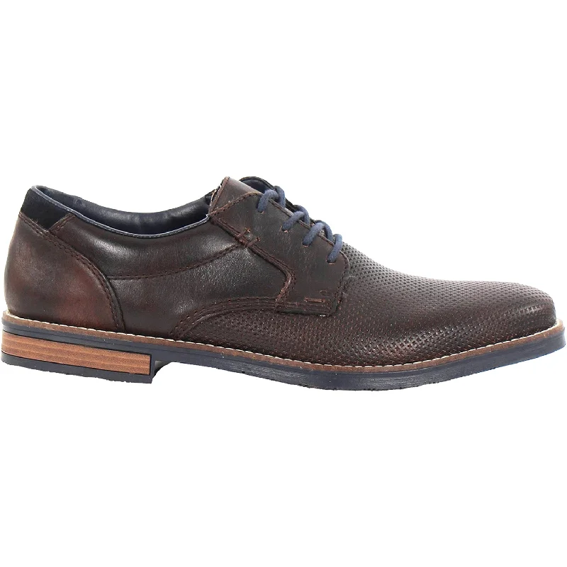 Men's Comfortable Shoes Men's Rieker 13511-25 Dimitri 11 Kakao/Pazifik Leather