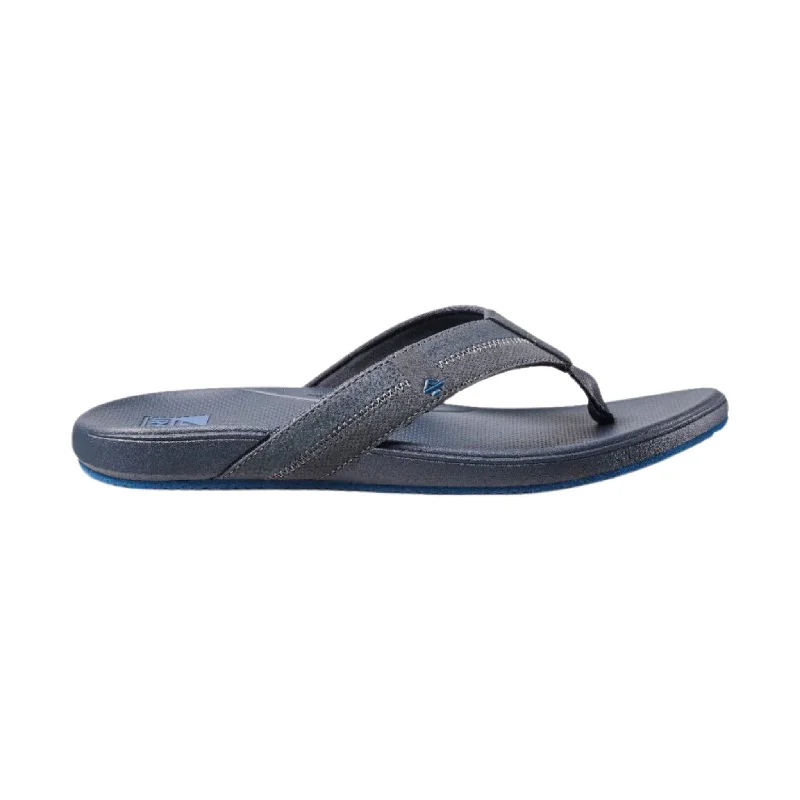 Men's Flexible Shoes Reef Men's Cushion Phantom 2.0 Flip Flop - Grey/Blue