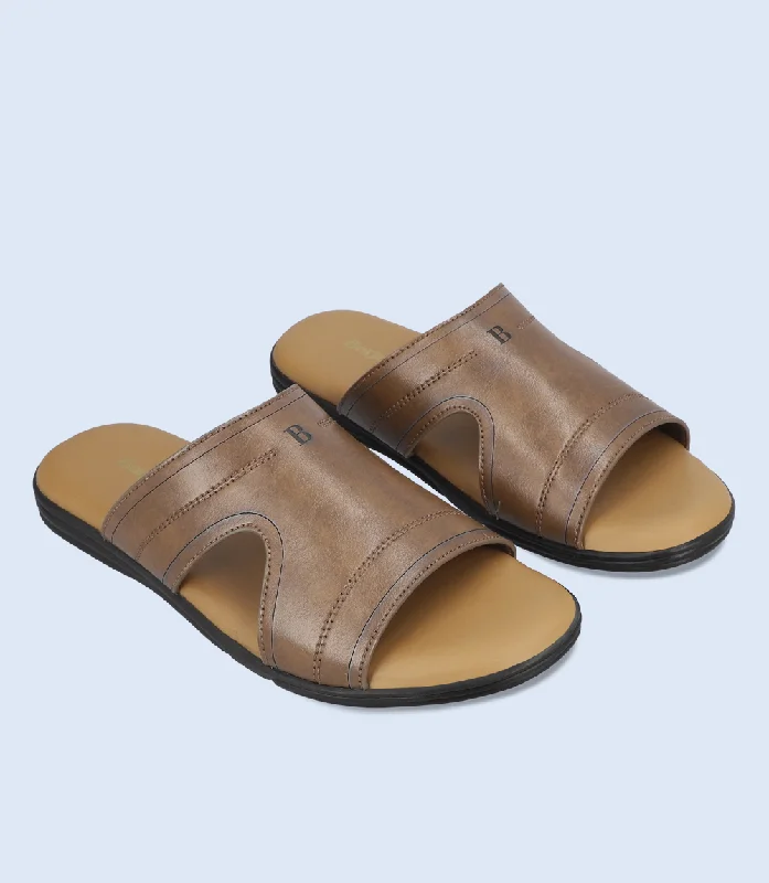 Men's Flexible Sole Shoes BM6674-OLIVE-Men Slipper