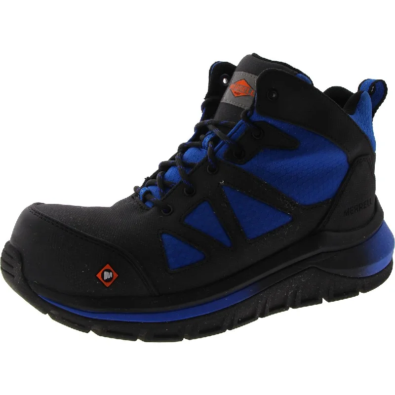 Men's Casual Shoes Merrell Mens Day One Safety Speed Mid Leather Work & Safety Boots