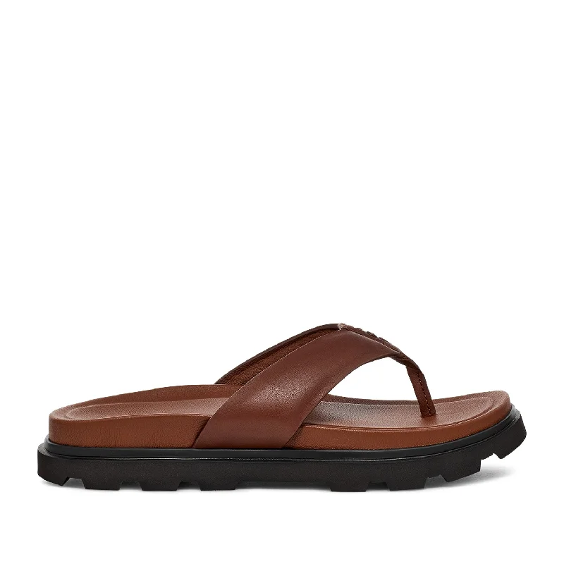 Comfortable Shoes For Men UGG Men's Capitola Flip in Cognac,