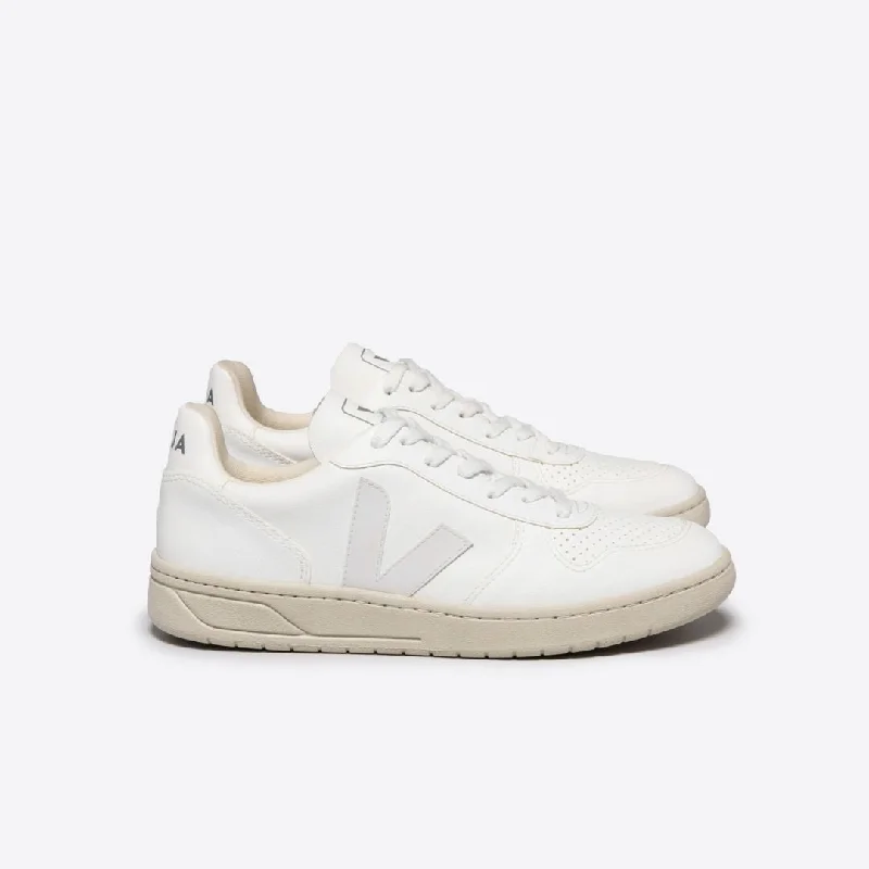 Men's Slip-Resistant Shoes V-10 CWL Sneaker (Full White)