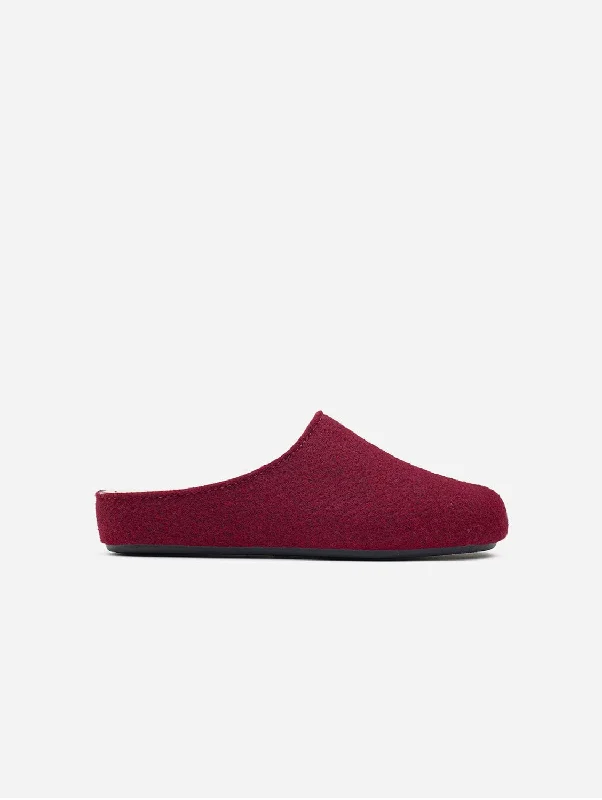 Exclusive Online Offers On Fashionable Shoes Date Men's Vegan Mule Slippers | Burgundy Exclusive Online Offers On Fashionable Shoes Date Men's Vegan Mule Slippers | Burgundy