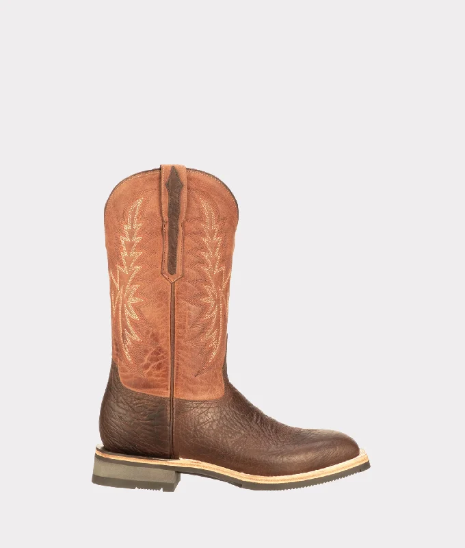 Men's Supportive Boots Rudy :: Chocolate + Peanut