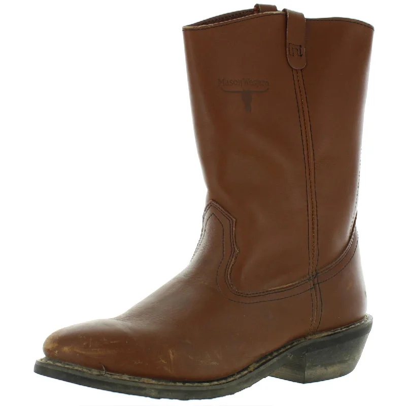 Fashion-Forward Shoes For Men Mason Mens Leather Work Cowboy, Western Boots