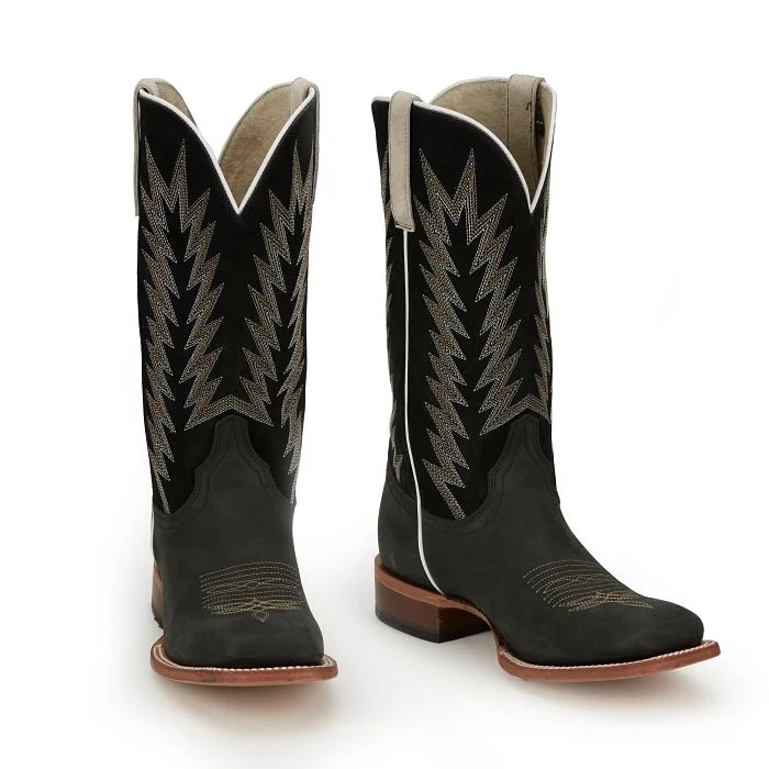 Men's Seamless Design Shoes JUSTIN MENS HOMBRE BLACK WESTERN BOOTS STYLE JP2506