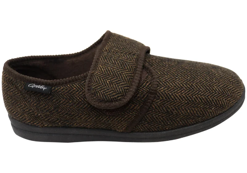 Men's Lightweight Shoes Grosby Gavin Mens Comfortable Slippers