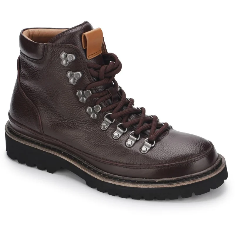 Men's Ultra-Light Boots Gentle Souls by Kenneth Cole Mens Donovan Lug Leather Hiking Boots