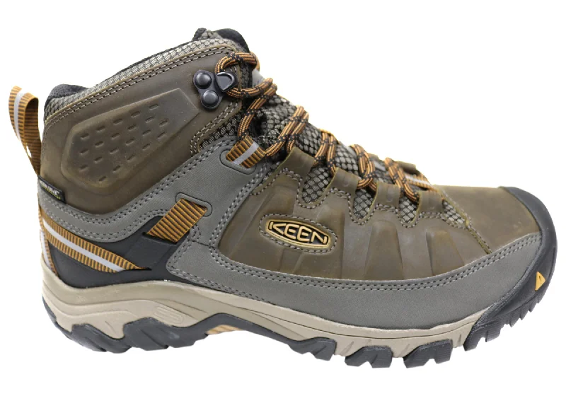 Men's Cushioned Boots Keen Targhee III Mid Waterproof Mens Comfortable Durable Hiking Boots Men's Cushioned Boots Keen Targhee III Mid Waterproof Mens Comfortable Durable Hiking Boots