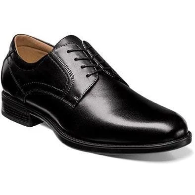 Men's Soft Boots FLORSHEIM MIDTOWN PLAIN TOE OXFORD BLACK MEDIUM AND WIDE