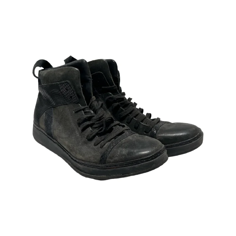 Men's Shock-Resistant Shoes john varvatos/Hi-Sneakers/US 11/Leather/BLK/315 canary