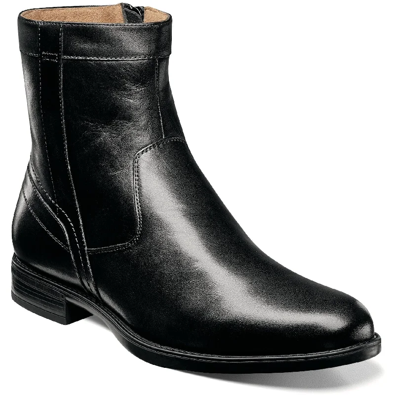 Men's Shock-Absorbing Shoes FLORSHEIM MIDTOWN PLAIN TOE ZIPPER BOOT MEDIUM AND WIDE Men's Shock-Absorbing Shoes FLORSHEIM MIDTOWN PLAIN TOE ZIPPER BOOT MEDIUM AND WIDE