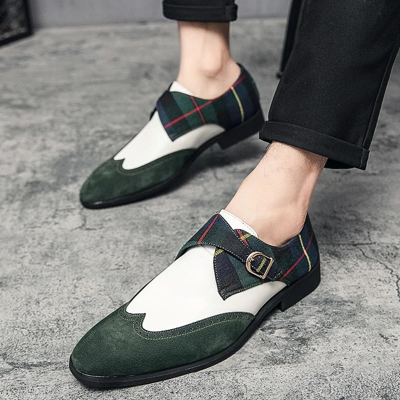Seasonal Shoe Sale With Incredible Discounts Dark Green Sweat-Absorbant Breathable Slip-On Hasp Closure Shoes for Men Seasonal Shoe Sale With Incredible Discounts Dark Green Sweat-Absorbant Breathable Slip-On Hasp Closure Shoes for Men