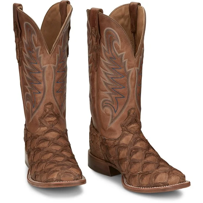 Men's Handcrafted Boots TONY LAMA MENS EVERETT 13” PIRARUCU STYLE EP8271