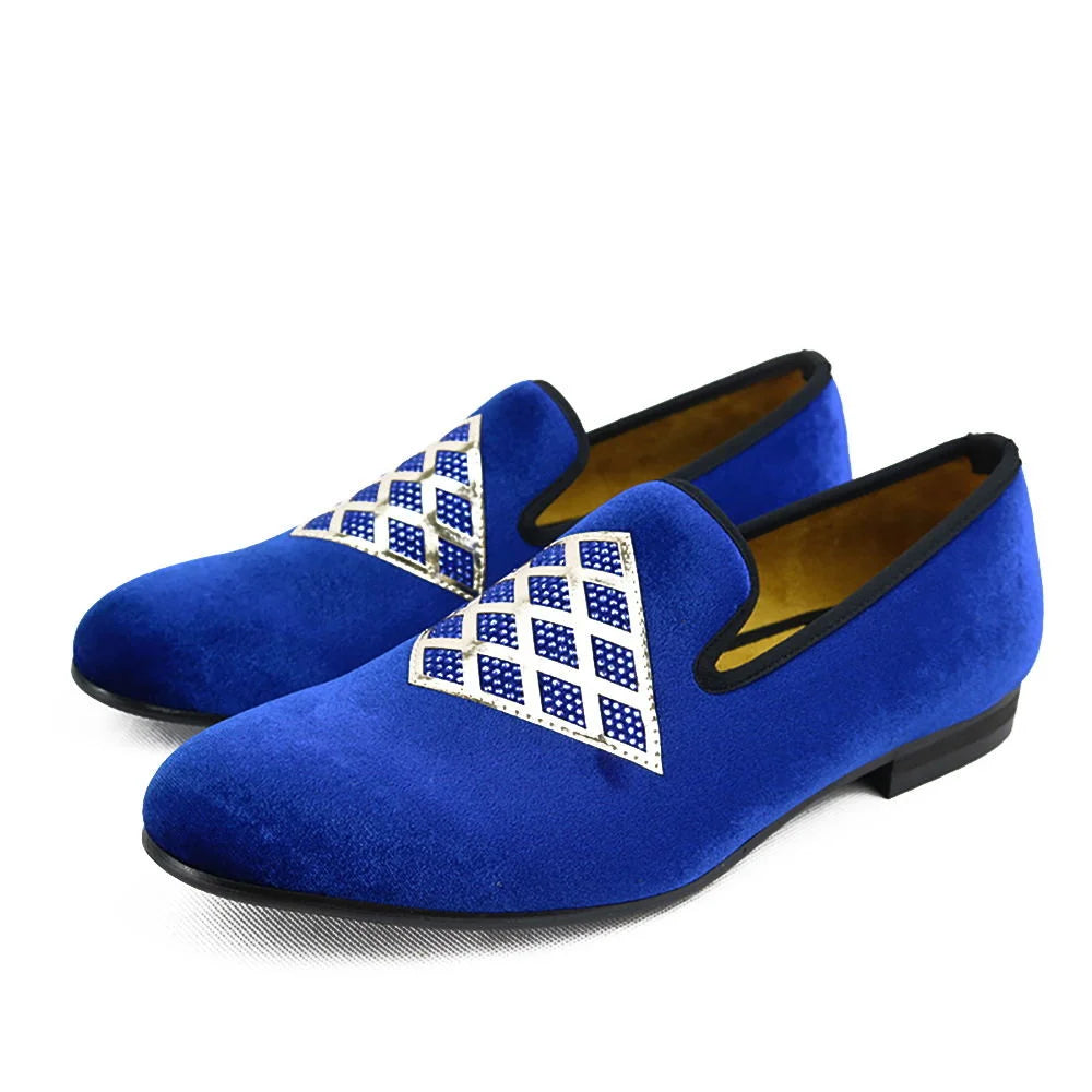 Grab Your Favorite Shoes At The Lowest Price Men's Velvet Rhinestones Sequins Slip-On Wedding Party Loafers Grab Your Favorite Shoes At The Lowest Price Men's Velvet Rhinestones Sequins Slip-On Wedding Party Loafers