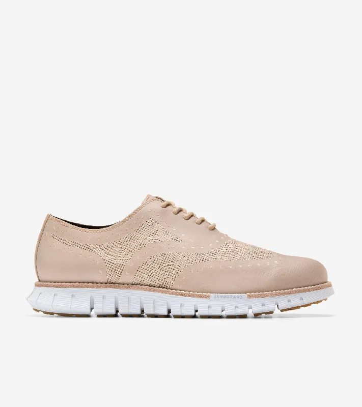 Men's Cozy Shoes Men's ZERØGRAND Remastered Embrostitch Wingtip Oxford