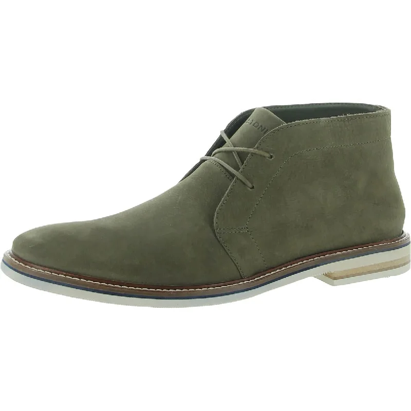 Men's Versatile Boots Bostonian Mens Dezmin Mid Nubuck Lace Up Chukka Boots