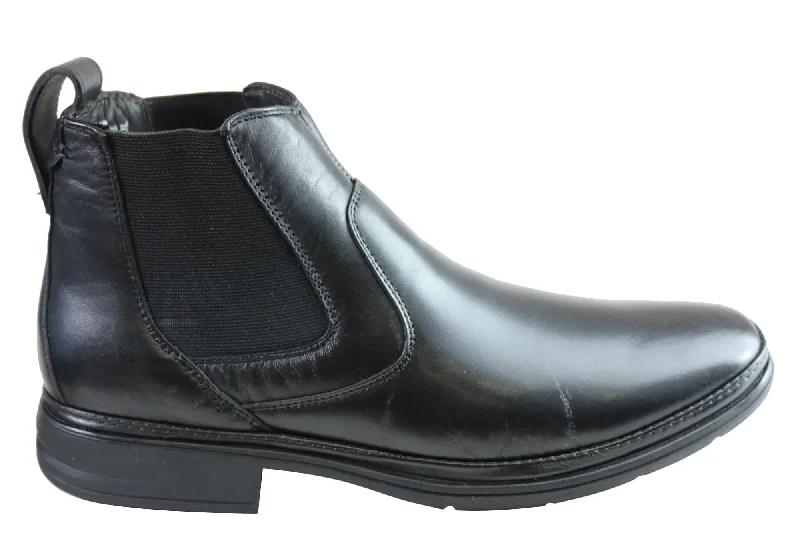 Men's Flexible Shoes Savelli Richard Mens Leather Chelsea Dress Boots Made In Brazil Men's Flexible Shoes Savelli Richard Mens Leather Chelsea Dress Boots Made In Brazil